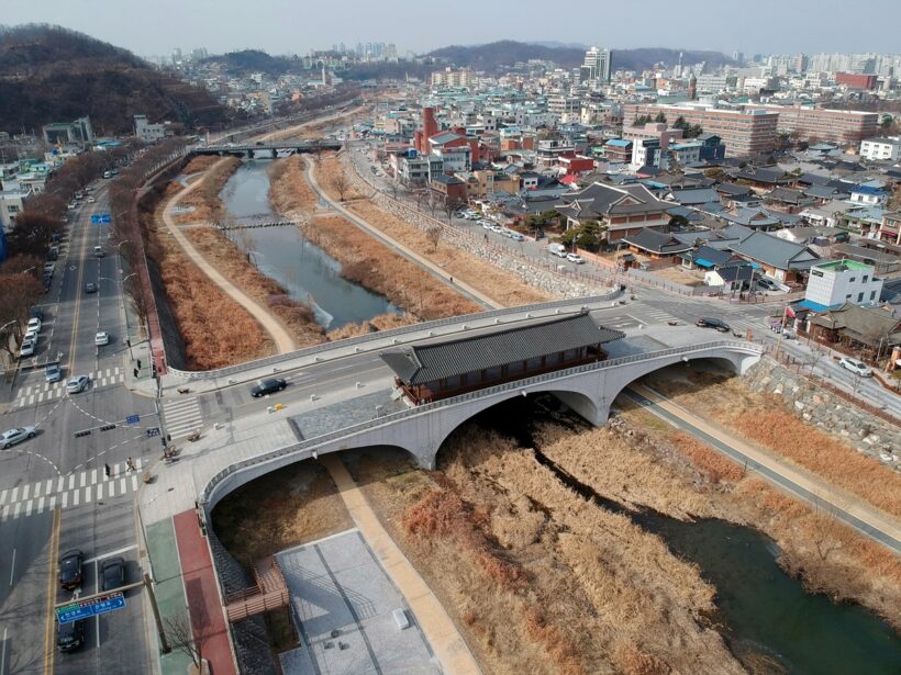 2018.01.31. 전주천과 한옥마을.